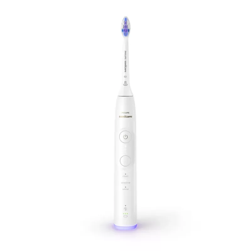 Escova de dentes sónica Philips Series 6500 HX7419/01 — tecnologia sónica, 62.000 movimentos/min., 3 modos, sensor de pressão, 2 manípulos, 2 cabeças de escova, estojo de viagem