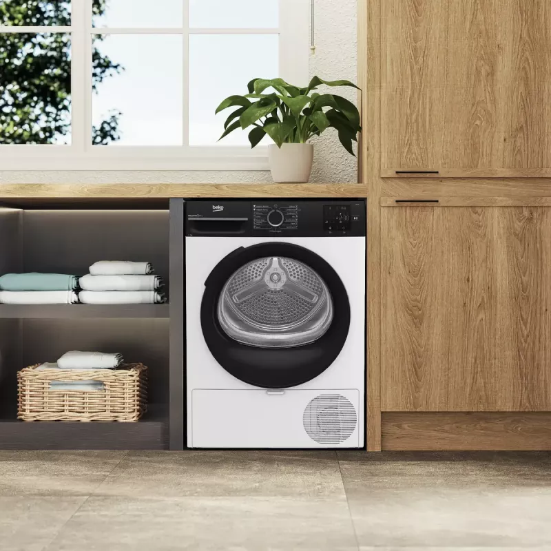 Máquina de lavar roupa BEKO | BM3T37249WBB | classe de eficiência energética C | carga frontal | 7 kg | digital | profundidade 54,5 cm | branco