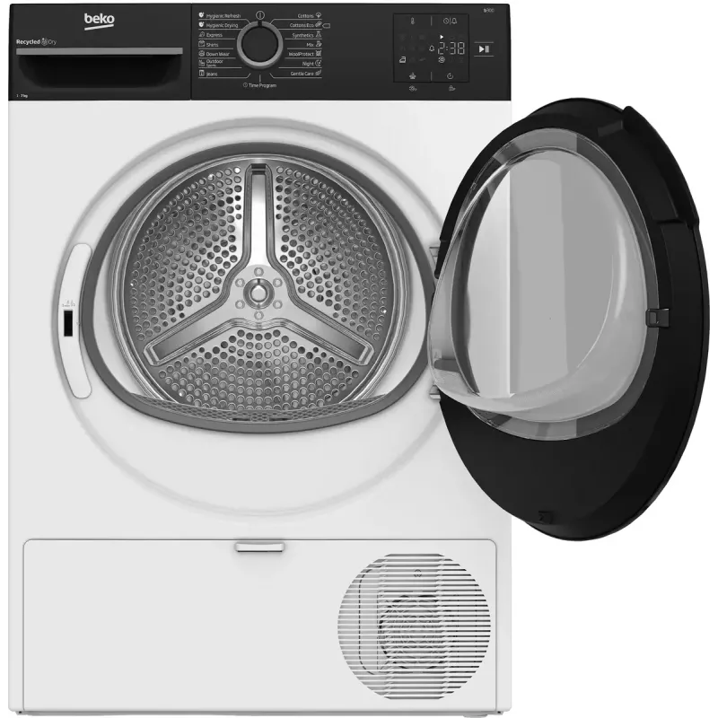 Máquina de lavar roupa BEKO | BM3T37249WBB | classe de eficiência energética C | carga frontal | 7 kg | digital | profundidade 54,5 cm | branco