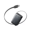Powerbank Anker Nano 45W com cabo USB-C retrátil integrado A1638H11 10000 mAh preto