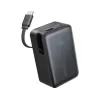 Powerbank Anker Nano 45W com cabo USB-C retrátil integrado A1638H11 10000 mAh preto