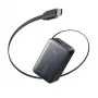 Powerbank Anker Nano 45W com cabo USB-C retrátil integrado A1638H11 10000 mAh preto