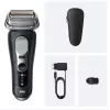 Máquina de barbear de lâminas Braun Series 9 Pro+ 9600s aparador preto