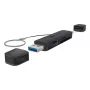 Leitor de cartões icybox 61179 – USB 3.2 Gen1 3-em-1, conectores USB Type-C e Type-A