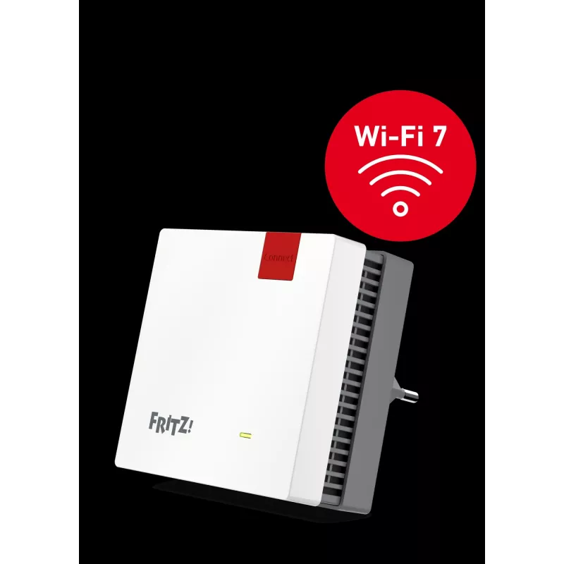 FRITZ! Mesh Set 1700 sistema mesh Wi-Fi 7, 2 un. (2x FRITZ!Repeater 1700), dual-band (2,4 GHz / 5 GHz), branco/cinzento