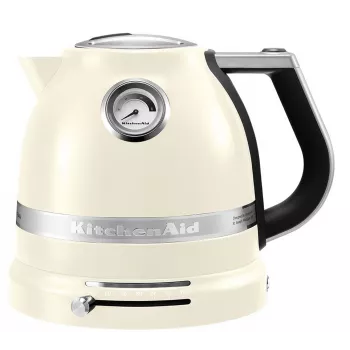 Chaleira KITCHENAID 1,5 L 2400 W creme, 7 definições de temperatura, corpo em aço inoxidável