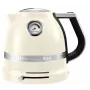 Chaleira KITCHENAID 1,5 L 2400 W creme, 7 definições de temperatura, corpo em aço inoxidável