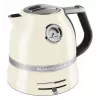 Chaleira KITCHENAID 1,5 L 2400 W creme, 7 definições de temperatura, corpo em aço inoxidável