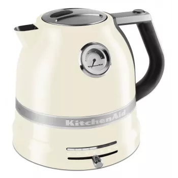 Chaleira KITCHENAID 1,5 L 2400 W creme, 7 definições de temperatura, corpo em aço inoxidável