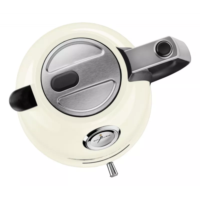 Chaleira KITCHENAID 1,5 L 2400 W creme, 7 definições de temperatura, corpo em aço inoxidável