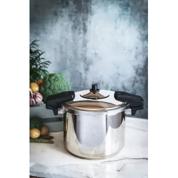 Panela de pressão para fogão JATA OSR6 6 L aço inoxidável