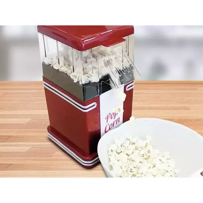 Máquina de pipocas Beper 90.590Y vermelho branco 1200 W 3 min