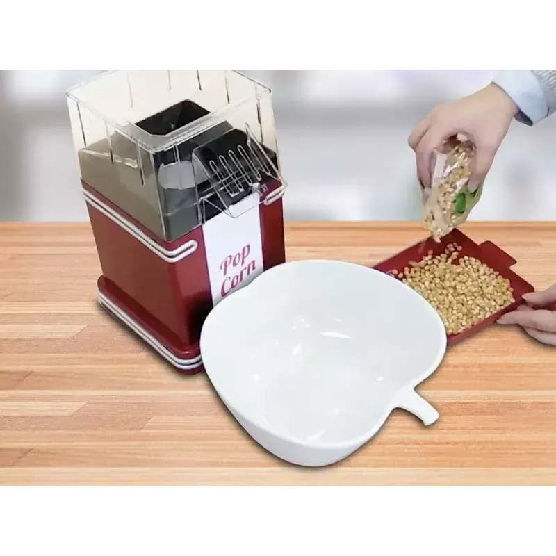 Máquina de pipocas Beper 90.590Y vermelho branco 1200 W 3 min