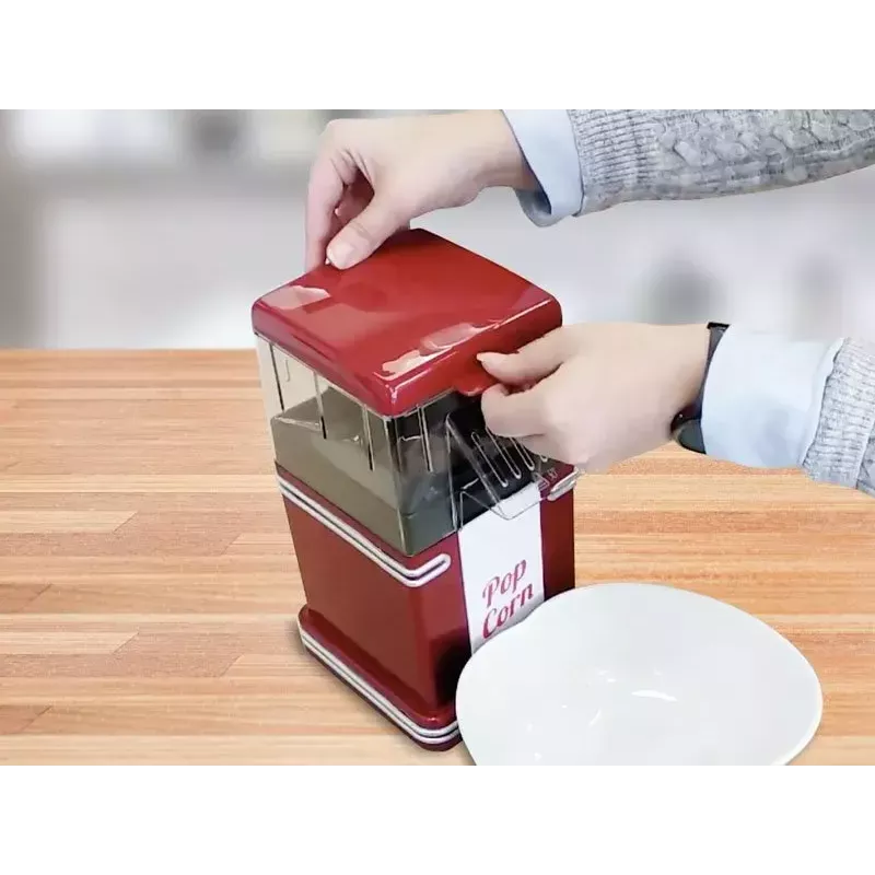 Máquina de pipocas Beper 90.590Y vermelho branco 1200 W 3 min