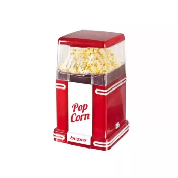 Máquina de pipocas Beper 90.590Y vermelho branco 1200 W 3 min