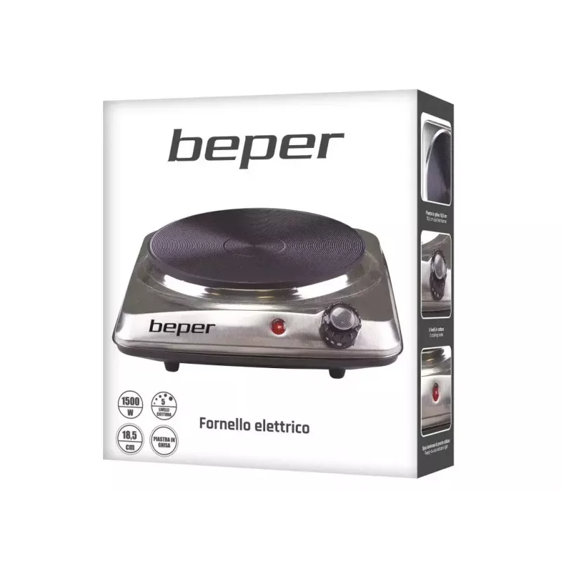Aquecedor de pratos elétrico Beper 90.820, 1 zona, controlo manual