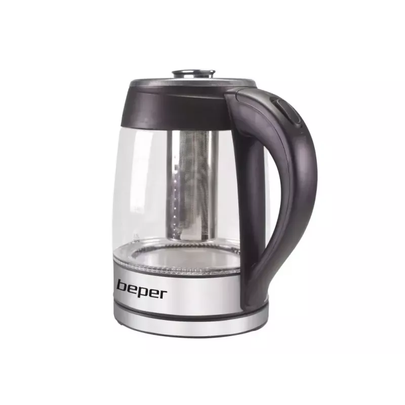 Chaleira elétrica Beper 1,8 L 2200 W transparente