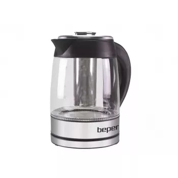 Chaleira elétrica Beper 1,8 L 2200 W transparente