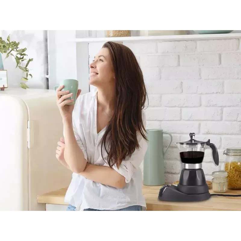 Máquina de café expresso Beper 3 chávenas BC.040N