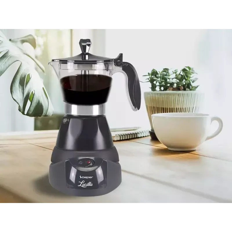 Máquina de café expresso Beper 3 chávenas BC.040N