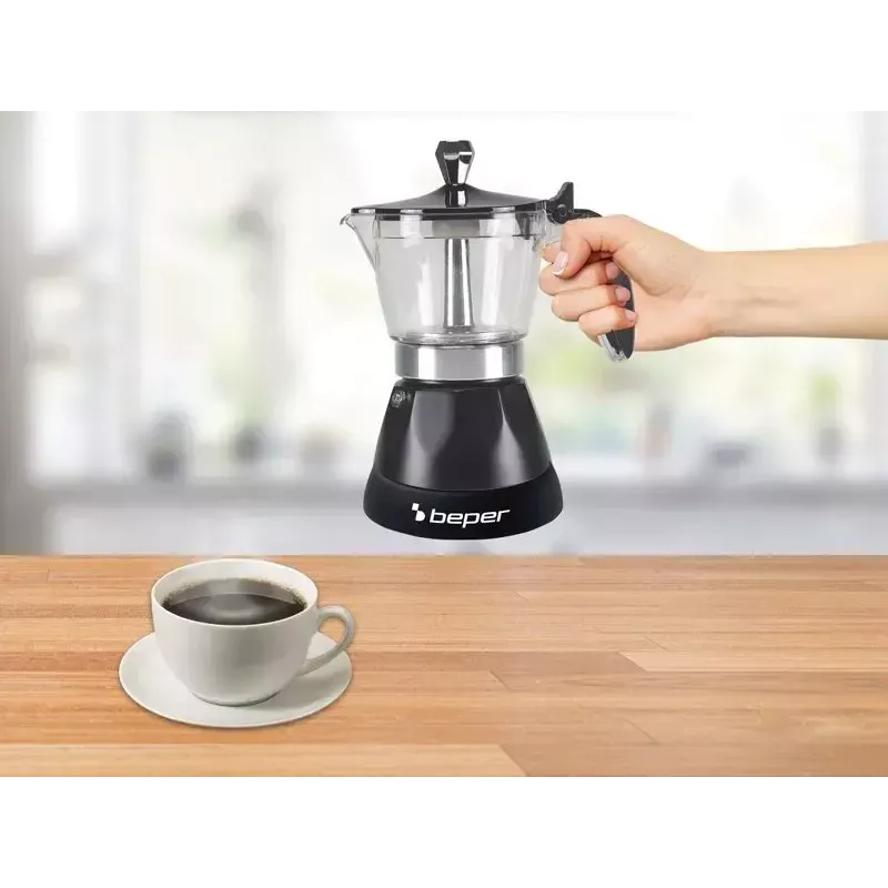Máquina de café expresso Beper 3 chávenas BC.040N