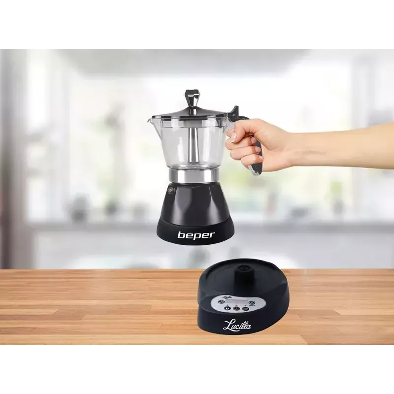 Máquina de café expresso Beper 3 chávenas BC.041N