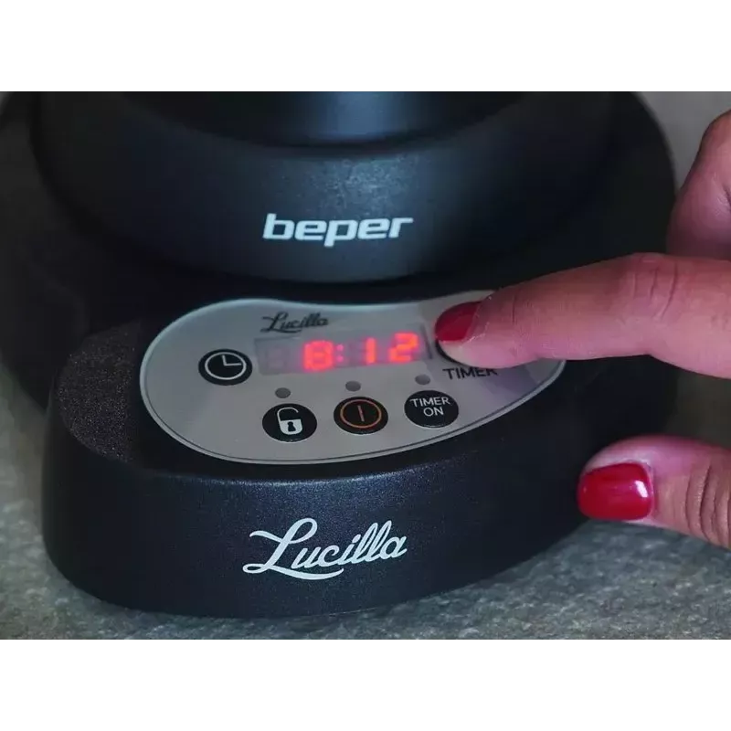 Máquina de café expresso Beper 3 chávenas BC.041N