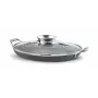 Frigideira Pensofal Invictum Professional Oval 36 cm com 2 pegas e tampa de vidro
