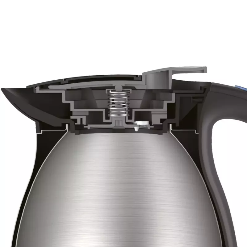 Chaleira elétrica Gastroback 1,7 l 2200 W Preto Aço inoxidável