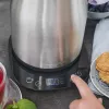 Chaleira elétrica Gastroback 1,7 l 2200 W Preto Aço inoxidável