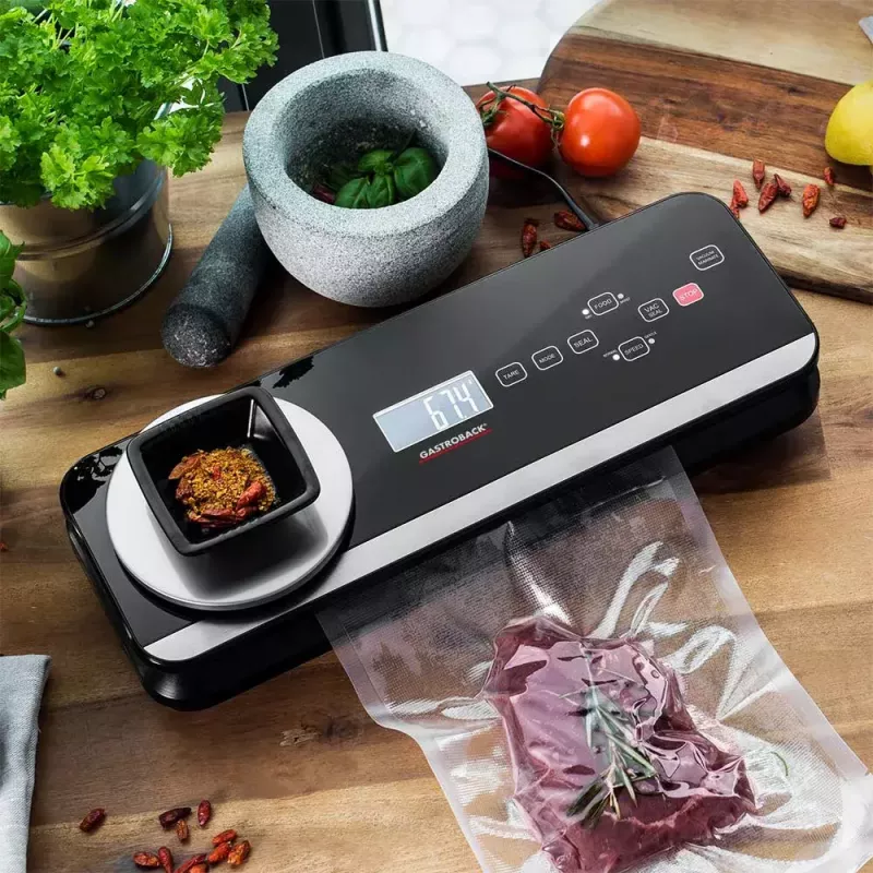 Máquina de vácuo Gastroback Design Advanced Scale Pro Preto