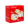 Conjunto de taças OURSSON BS2981RC/OR 1,7 L Redondo Cerâmica Laranja Branco 3 unid.