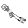 Cabo Lightning Tracer TRAKBK46268 1 m preto prateado