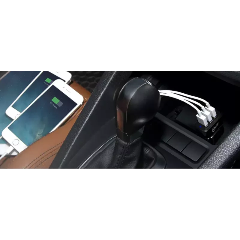 Carregador de automóvel ARCTIC 7200 – carregador USB de automóvel com 3 portas