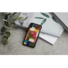 Capa para smartphone iKins para iPhone XS/S — design Kirschblüten branco, proteção rígida ajustada