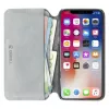 Capa tipo carteira Krusell Broby 4 Card SlimWallet para iPhone X/XS cinzento
