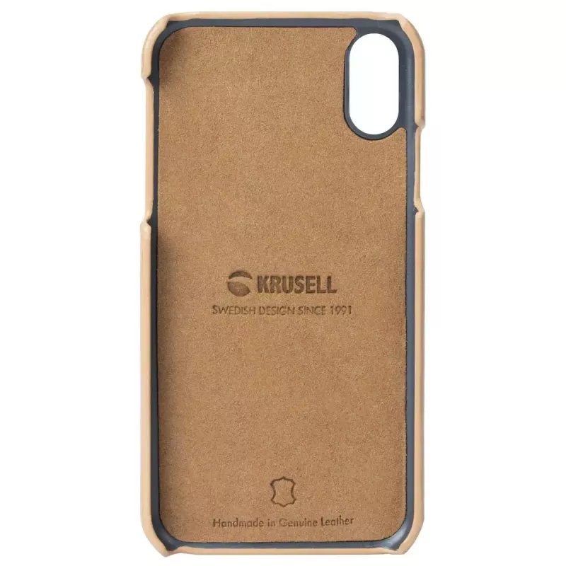Capa Krusell Sunne iPhone XS Max 16,5 cm bege