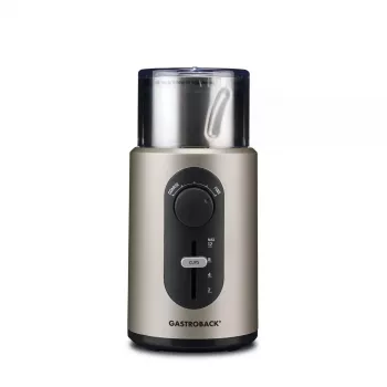 Moinho de café Gastroback Design Basic 200 W preto metálico