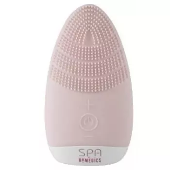HoMedics FAC-001-EU escova de limpeza facial escova rotativa rosa, branco pilha