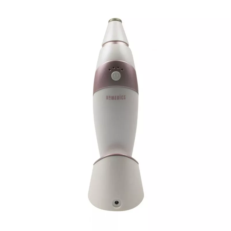 HoMedics Radiance aparelho de cuidado da pele microdermoabrasão por vácuo rosé, branco