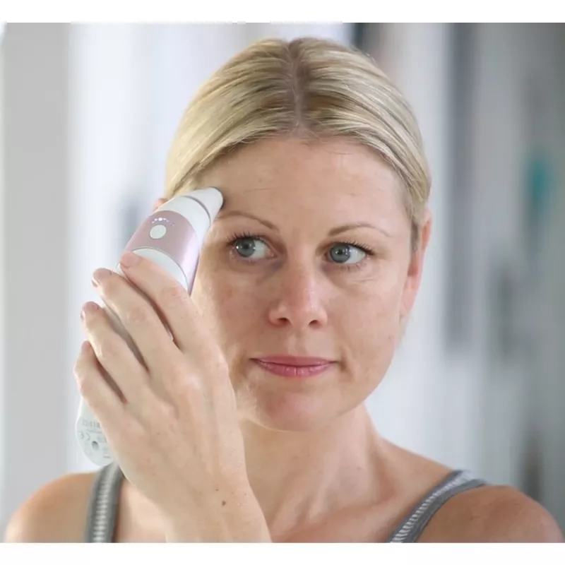 HoMedics Radiance aparelho de cuidado da pele microdermoabrasão por vácuo rosé, branco