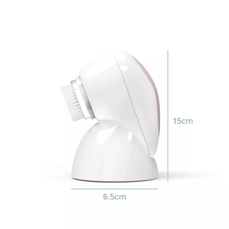 HoMedics FAC-600-EU escova facial pulsação rosé, branco pilha
