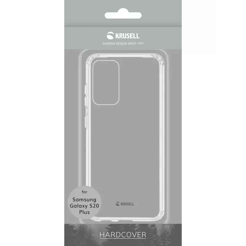 Capa Krusell Essentials Samsung Galaxy S20+ 6.7 polegadas transparente