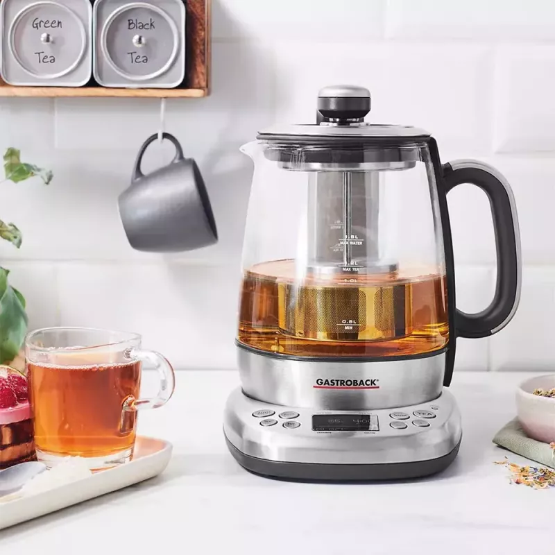 Chaleira elétrica Gastroback 1,5 L 2000 W aço inoxidável