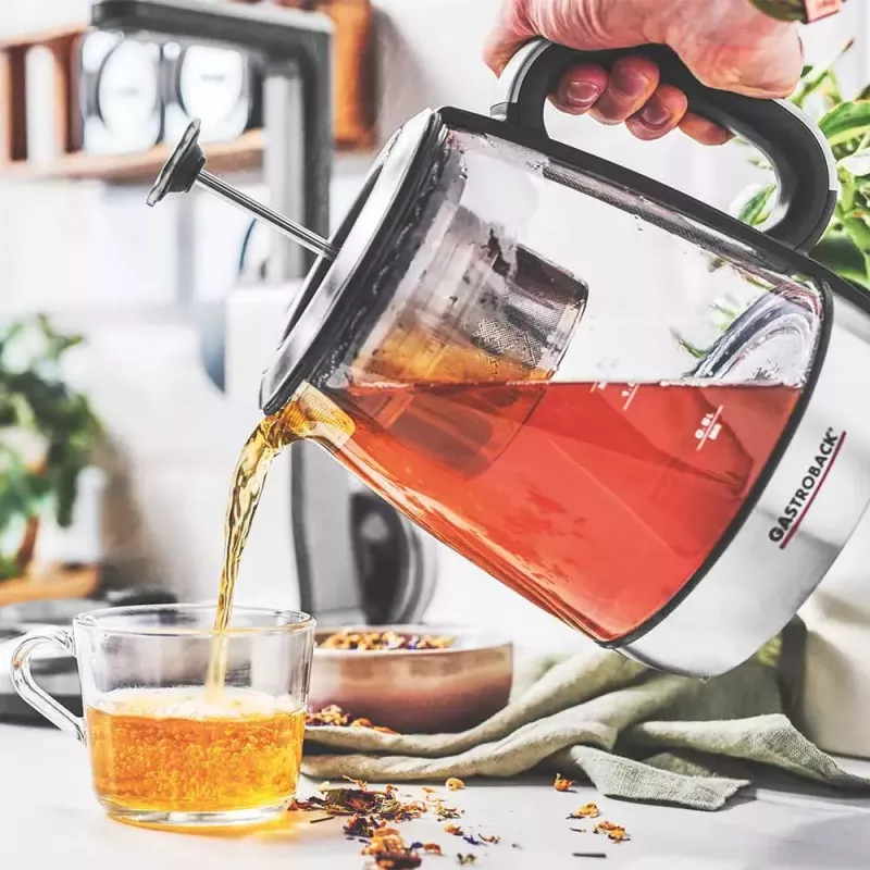 Chaleira elétrica Gastroback 1,5 L 2000 W aço inoxidável