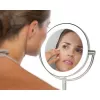 Espelho de maquilhagem HoMedics MIR-8150-EU de pé redondo aço inoxidável