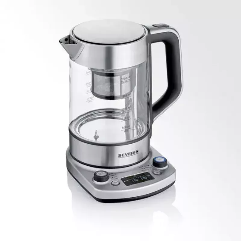 Chaleira elétrica Severin 1,7 l 3000 W aço inoxidável