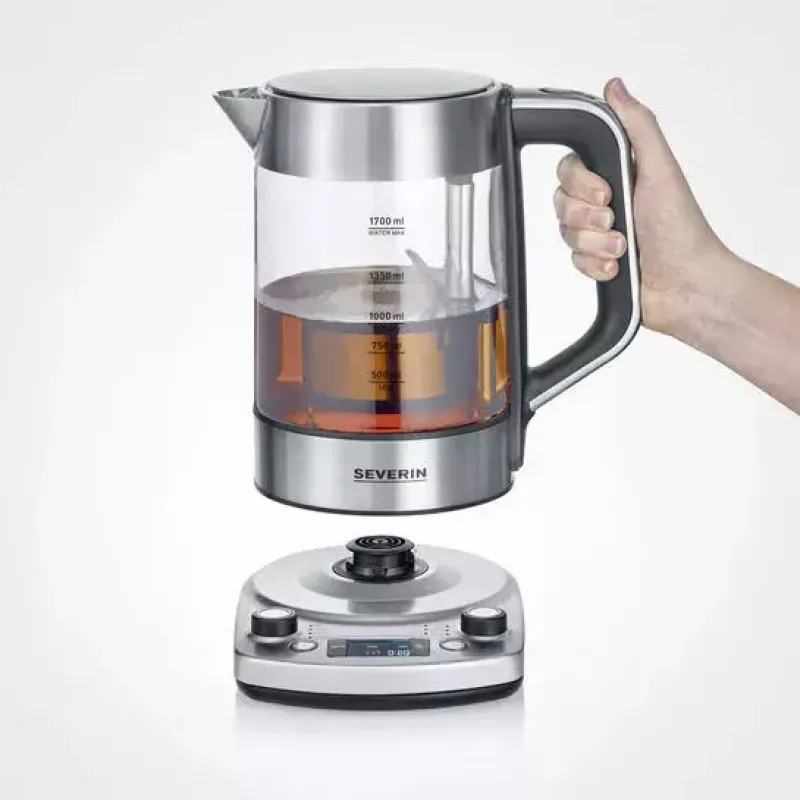 Chaleira elétrica Severin 1,7 l 3000 W aço inoxidável