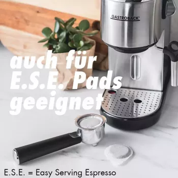 Máquina de café expresso Gastroback Design Espresso Piccolo 1,4 L manual