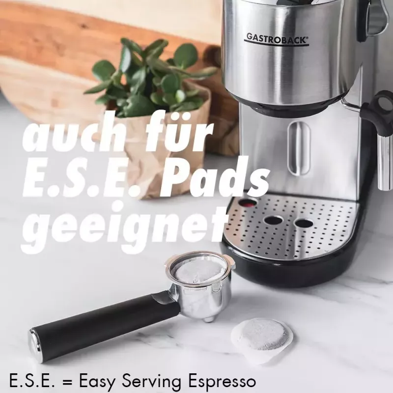 Máquina de café expresso Gastroback Design Espresso Piccolo 1,4 L manual